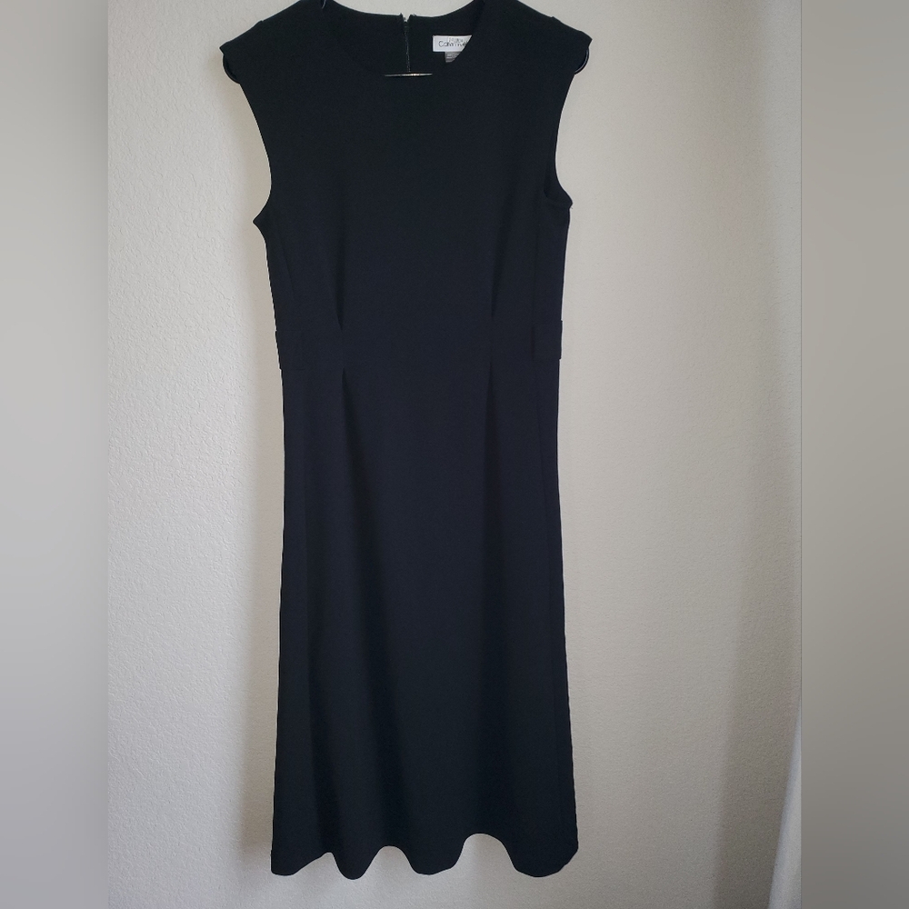 Calvin Klein Black Midi Dress